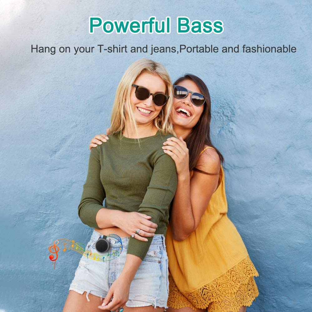 ANCwear TWS-Enhanced Bass/HD Sound/9.5H Playtime/IPX6 Waterproof