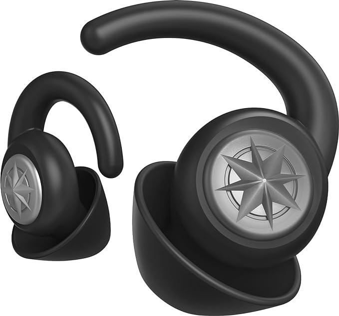 Silicon Ear Plugs for Sleeping，Noise-cancelling,2 Pairs