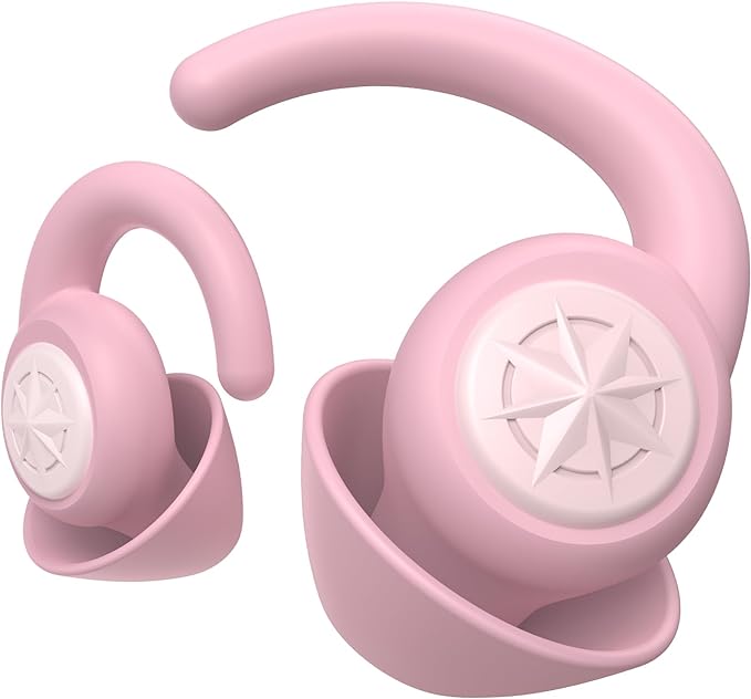 Silicon Ear Plugs for Sleeping，Noise-cancelling,2 Pairs