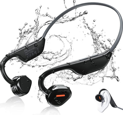 ANCwear V7--  Open ear design headphones/ Native Voice Assistant/Sweatproof